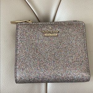 kate spade glitter wallet